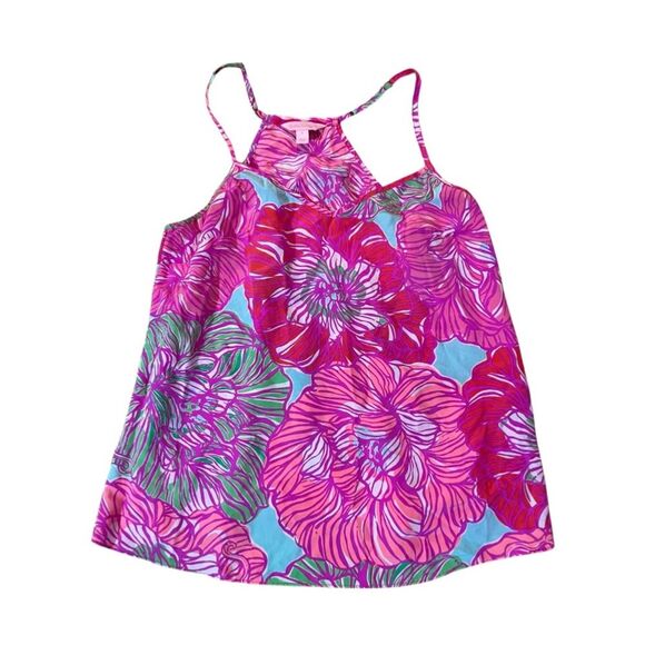 Lilly Pulitzer NWOT Dusk Tank in Peony Print - Picture 2 of 10